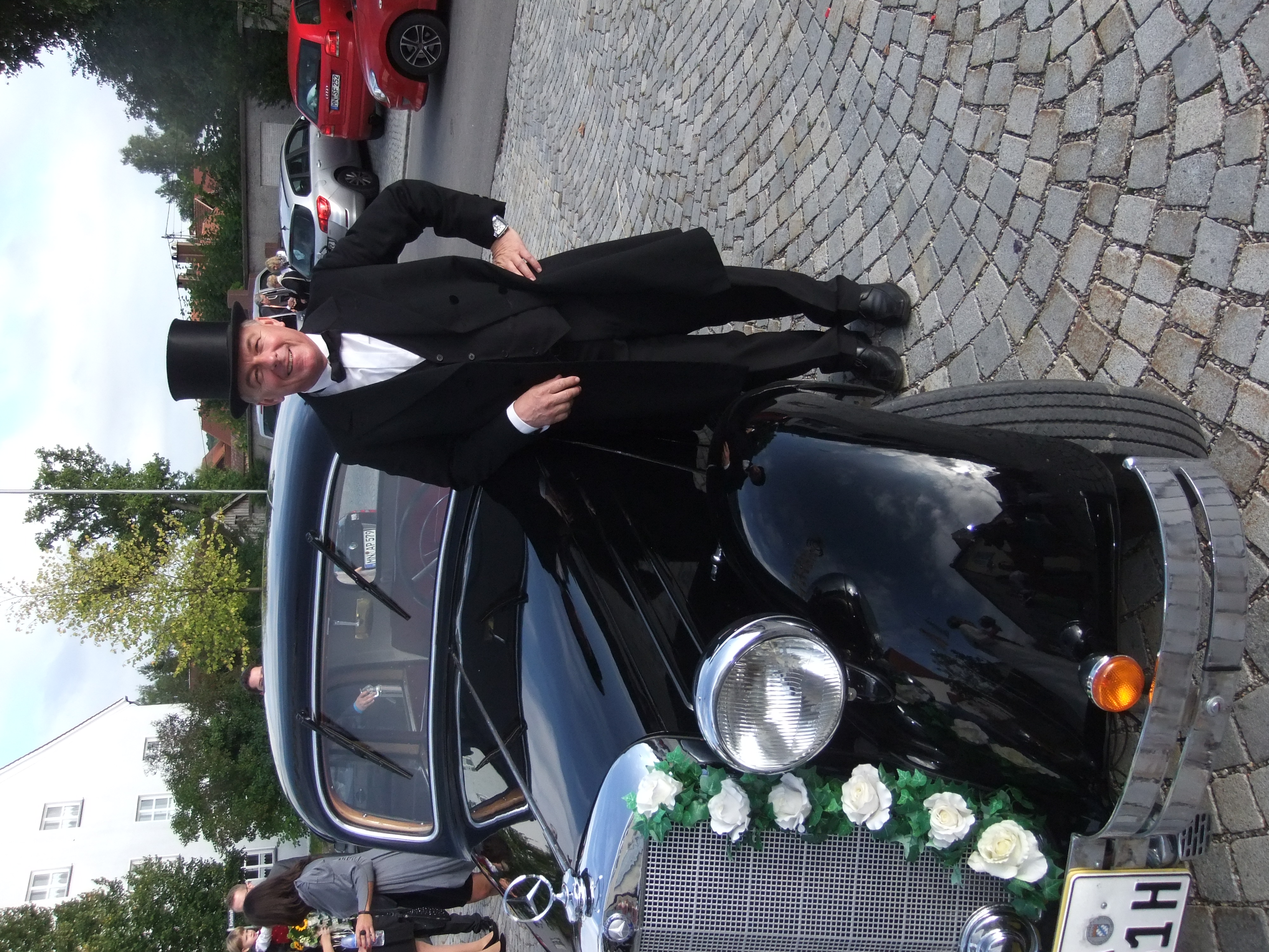 Hochzeitsauto-Vermietung - Art des Fahrzeugs: Oldtimer - Durach - Oldtimer Mercedes 170 D, Baujahr 1950, 4 türig