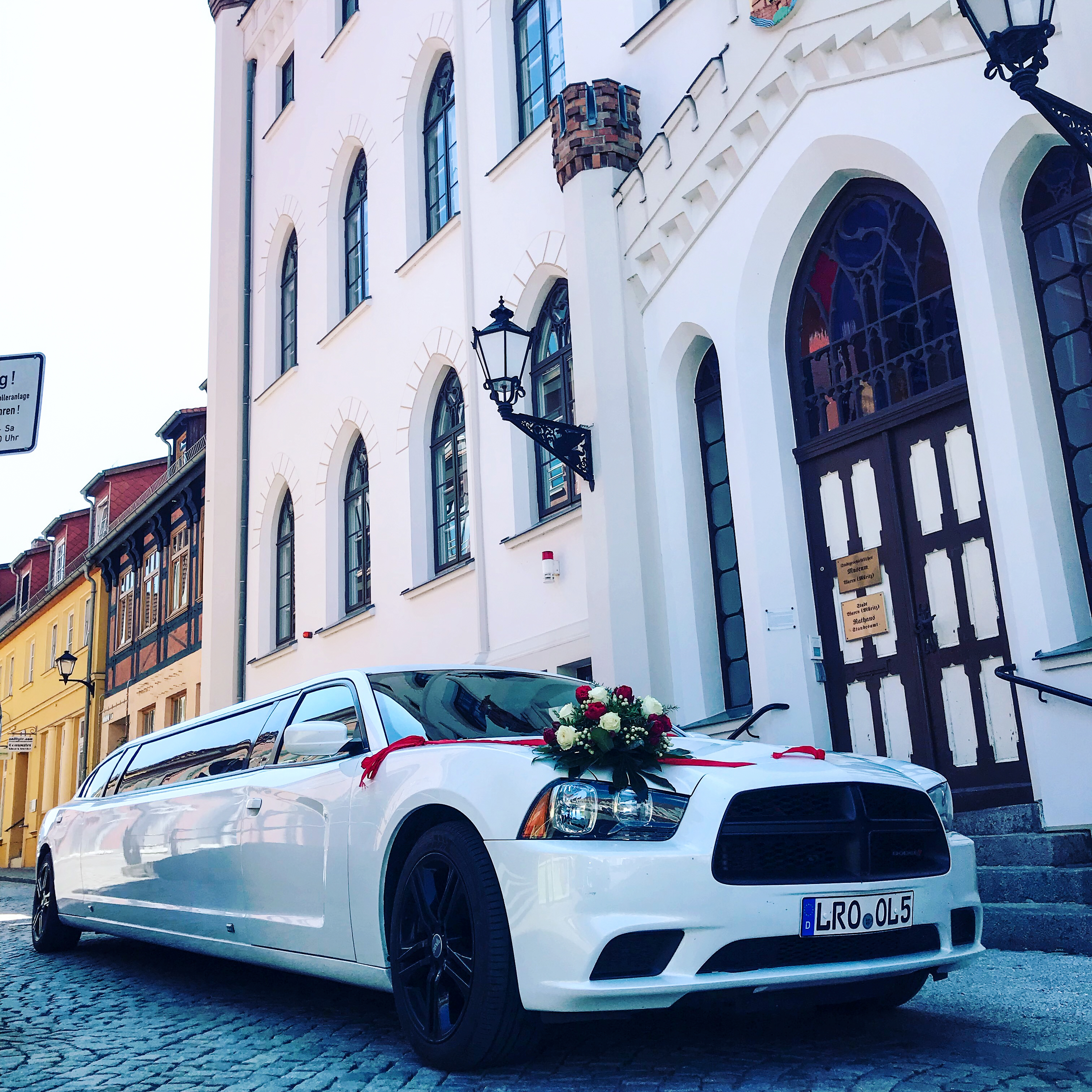 Hochzeitsauto: Stretchlimousine Dodge Charger