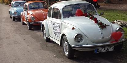 Hochzeitsauto-Vermietung - Mönchengladbach - VW Käfer 1302 weiss, Cabrio 1303 schwarz, Cabrio 1303 gelb