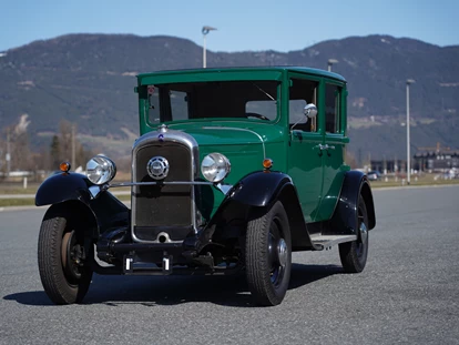 Hochzeitsauto-Vermietung - Art des Fahrzeugs: Oberklasse-Wagen - Tiroler Oberland - Citroen AC4,
Bj. 1928 
Angemeldet 1931 - Oldtimer Shuttle
