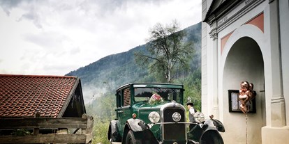 Hochzeitsauto-Vermietung - Versicherung: Teilkasko - Tirol - Citroen AC4,
Bj. 1928 
Angemeldet 1931 - Oldtimer Shuttle