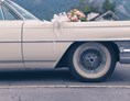 Hochzeitsauto: Oldtimer-Traumfahrt - Cadillac Deville Cabriolet, Jg. 1964