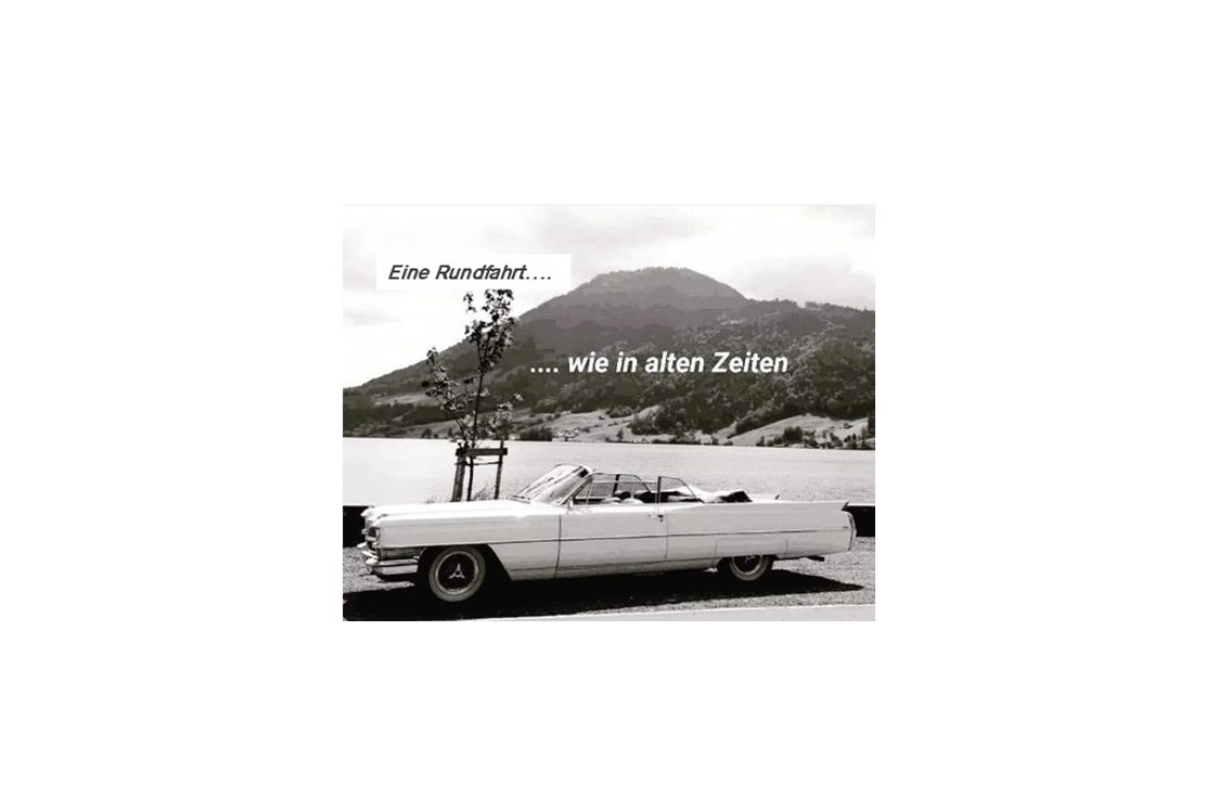 Hochzeitsauto: Cadillac-Rundfahrten und Cadillac-Passfahrten 
Gutscheine sind ein beliebtes Geschenk!
 - Oldtimer-Traumfahrt - Cadillac Deville Cabriolet, Jg. 1964