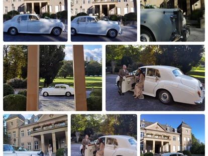 Hochzeitsauto-Vermietung - Wermelskirchen - Wir haben auch noch das London Taxi in schwarz oder weiss für Sie - Weisser Rolls Royce Silver Cloud