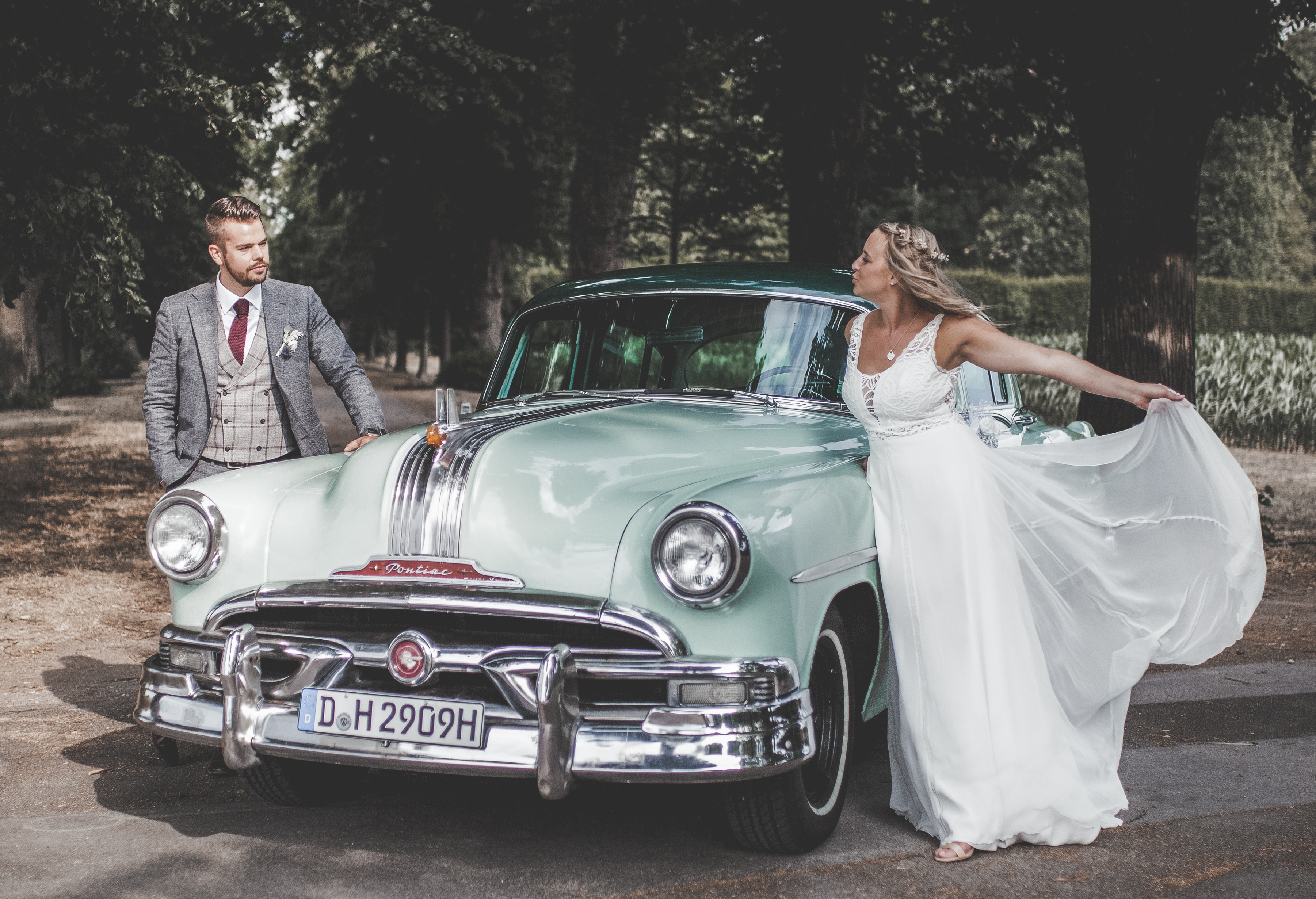 Hochzeitsauto: Pontiac Chieftain - Hochzeitsauto.NRW