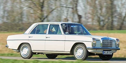 Hochzeitsauto-Vermietung - Mönchengladbach - Mercedes 230 "Strichacht" - Mercedes 230 "Strichacht" & Mercedes 560 SEL (W126)