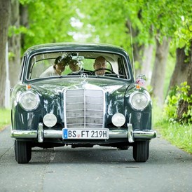 Hochzeitsauto: Mercedes-Benz 219 Ponton von THULKE classic