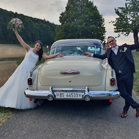 Hochzeitsauto: Die Freude und der Dank ist gross!  - Buick Super Eight