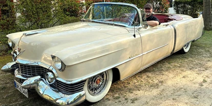 Hochzeitsauto-Vermietung - Chauffeur: nur mit Chauffeur - Gelsenkirchen - Cadillac Eldorado Cabrio 1954