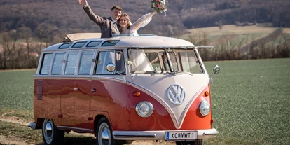 Hochzeitsauto-Vermietung - Einzugsgebiet: national - Wien-Stadt - VW Bus T1 von Book a Bulli.com