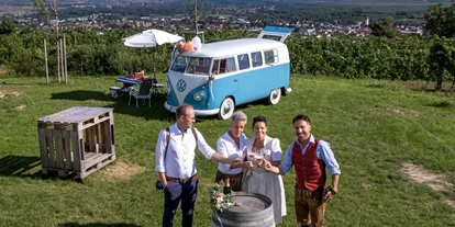 Hochzeitsauto-Vermietung - Einzugsgebiet: national - Wien-Stadt - VW Bus T1 von Book a Bulli.com