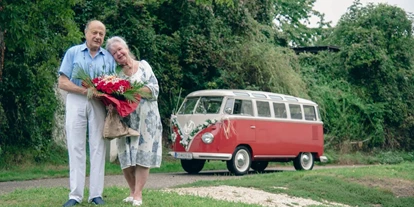 Hochzeitsauto-Vermietung - Einzugsgebiet: national - Wien-Stadt - VW Käfer 1949 Brezelkäfer von Book a Bulli.com