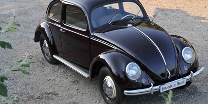 Hochzeitsauto-Vermietung - Einzugsgebiet: national - Wien-Stadt - VW Käfer 1949 Brezelkäfer von Book a Bulli.com
